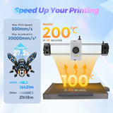 Flashforge AD5X Multicolor 3D Printer, 600mm/s High-Speed 3D Printer with 300˚C Nozzle