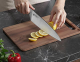 ASETY Knife Set - Ultra Sharp Knives Set for Kitchen with block, 15 PCS Stainless Steel Knife Set with Built-in Sharpener, Ergonomic Non-Slip Handle, Elegant Box for Men Women, Fathers day
