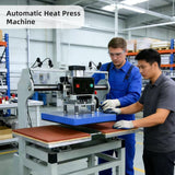 16x24 Pneumatic Heat Press Machine: Dual Platen Up-Sliding Heat Transfer Press with Infrared Laser