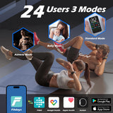 Lepulse Smart Weight Scale With BMI Body Fat Muscle Mass, 4.68" Large Display With Trend, High Accurate 22 Composition Scale With Heart Rate, Bathroom Scale With App, White