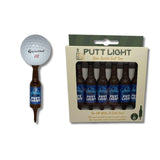 Putt Light Beer Bottle Golf Tee - Unbreakable and Recyclable Plastic Tee 6 Pack - Golf Gift for Men - Bachelor Party