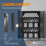 Yizosh Metal Garage Storage Cabinet with Locking Doors and Adjustable Shelves,- 71" Rolling Steel Tool Cabinet for Home Office,Garage,Warehouse
