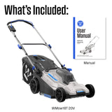 Westinghouse 40V 18 Inch Cordless (Push) Lawn Mower, Tool Only, 6 Height Positions, Up to 3100 RPM