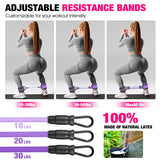 HOXWC Ankle Resistance Bands, Ankle Bands with Cuffs for Working Out, Exercise Bands for Butt Lift, Training Workout for Kickbacks Hip Gluteus Training Exercises