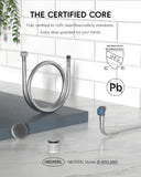 APPASO Touchless Kitchen Faucet with Pull-Down Sprayer, Kitchen Sink Faucet Touchless Brushed Nickel, Single Handle Hands-Free Motion Sensor Faucets Suitable for 1 or 4-Hole Sink, Stainless Steel