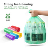 Small Trash Can 3 Pack 1.8 Gallons, Bathroom Trash Can & Garbage Can with 6 Trash Bags