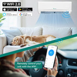 YITAHOME 21 SEER2 18000 BTU Mini Split AC/Heating System 208-230V