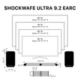 Nakamichi Shockwafe Ultra 9.2.4 Channel Soundbar System with Dolby Atmos/DTS:X, Dual 10" Subwoofers, 4 Rear Surround Speakers, 1300 Watts Max Output Power