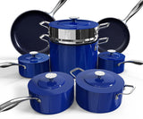 Nuwave Lux 13pc Forged Lightweight Nonstick Ceramic Cookware Set, PFAS-Free