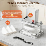 Newhai Electric Pizza Dough Press, 8.6" Stainless Steel, for Bakery & Home