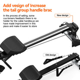 Pooboo Magnetic Rowing Machine 360 LB Weight Capacity, Folding Rower with Combination Strength Exercise, Tablet Holder and Comfortable Seat Cushion, Rower for Home Use pooboo