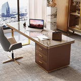 AQWASYUTER Office Computer Desk Home Rock Board Desk President Office
