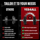 Yes4All Dumbbell Adjustable - 60lbs