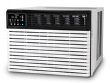 SoleusAir Energy Star 18,300 BTU 230V Window-Mounted Air Conditioner with LCD Remote Control, White