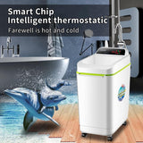 Portable Electric Shower for Camping and Outdoor Use, Rechargeable Pump with Temperature Display and Large Capacity, Ideal for RVs and Apartments