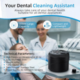 Ultrasonic Retainer Cleaner Machine, 45kHz Dental Cleaning Pod for Dentures, Jewelry, Toothbrush Heads, Mouth Guards, Aligners, Braces, 200ML Denture Cleaner 4 Modes & Digital Timer, Black