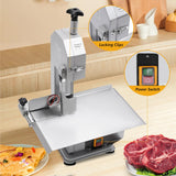 650W Commercial Electric Meat Bone Saw，w/Adjustable Slice Thickness Meat Bone Cutting Machine Cutter Slicer for cutting ribs trotters in homes markets factories