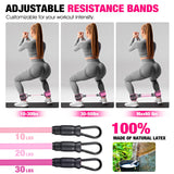 HOXWC Ankle Resistance Bands with Cuffs, Ankle Bands for Working Out, Ankle Resistance Band for Leg, Booty Workout Equipment for Kickbacks Hip Fitness