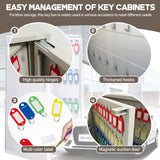 Capaci Steel Key Cabinet with Hoo & Labels for Hotels Homes Properties & Businesses