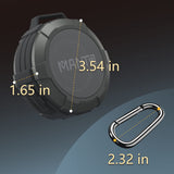MANTO Bluetooth Speaker IPX5 Waterproof Portable Shower Speaker, 12H Battery, Bluetooth & Micro SD Playback (Up to 32GB, Card Not Included), Compact Design for Travel, Camping, Hiking, and Home