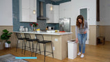 13 Gallon Touchless Sensor Trash Can, Rectangle Garbage Bin, Perfect for Home, Kitchen, Office