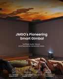 JMGO N1S Pro Triple Laser 4K Projector with WiFi and Bluetooth, 2250 ISO Lumens, 1600:1 Contrast, Netflix, GTV, 360°