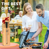 Real-Time Alerts Wireless Meat Thermometer - Smart Bluetooth Probe for BBQ, Grill, Oven, Smoker - Long Range Bluetooth, Accuracy Temp, Dishwasher Clean