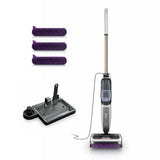 Shark Steam Pickup 3-in-1 Steam Mop Picks Up Debris, Deep Scrubs, & Steam Sanitizes - All At Once, Lightweight Steam Cleaner for Home, Steam Cleaner for Hardwood, Tile & Laminate, White, SD205CCO (Renewed)