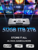 MOVE SPEED 4TB 1050MB/s Read High-Speed External Drive Dual USB