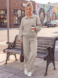 Trendy Queen Women Sweatsuits Casual Fall 2 Piece Matching Sweat Sets 2026