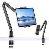 Tablet Stand Holder, Aluminum iPad Desk Mount Bracket, Tablet Arm Mount Holder with 360°Rotating Metal Base, Fits for iPad Air Pro Mini, Phones, Samsung Galaxy, Kindle, All 4.7-13 Inch Devices