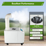 Agricultural Ultrasonic Humidifier, Industrial Ultrasonic Humidifier, Automatic Mist Maker 160M³/H Airflow Continuous Cool Fog Maker for Warehouse Greenhouse Garden