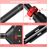 Pull Up Bar for Doorway: Sportneer Strength Training Pull-up Bars without Screw - Adjustable Width Locking Mechanism Chin Up Bar, Thickened Steel Max Limit 440 lbs Upper Body Fitness Pullup Bars for Home (Black-Red) Sportneer