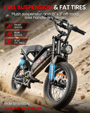 ADISTAR 16" Electric Bike,Peak 1500W,65 Miles Range,748.8Wh