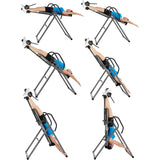 Innova Health and Fitness Inversion Table with Adjustable Headrest, Reversible Ankle Holders, and 300 lb Weight Capacity - Standard A