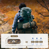Night Cat Camping Hammock Tent: Lightweight Portable 4 in 1 Hammock with Rain Tarp and Mosquito Net for Hiking Jungle Outdoor Camouflage