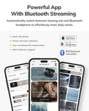 ELEHEAR-Beyond OTC Hearing Aids, AI Powered Speech Enhancement, Superior Sound Quality, Connectivity with iOS or Android Devices via Bluetooth 5.3, for Seniors and Adults