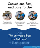 Katadyn Hiker Pro Hand Pump Water Filter for Backpacking, Camping, Emergency Survival Katadyn