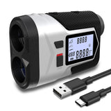 SG SURGOAL Laser Rangefinder 6X LCD Display Laser Range Finder with Slope for Golfing & Hunting Built-in Battery USB Charging