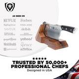 Dalstrong Obliterator 9" Meat Cleaver — 6mm Thick, 2.9 lbs, 7CR17MOV Carbon Steel (60 HRC), Full-Tang G-10 Handle — For BBQ Pitmasters, Home Butchering & Heavy Prep — Wood Stand Included