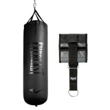 Everlast Elite 2 Heavy Bag (70 LB) with Wood Beam Heavy Punching Bag Hanger, Durable Boxing Heavy Bag for Home Training