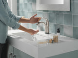 Delta Faucet Lahara Single Hole Bathroom Faucet with Touchless Technology, Oil Rubbed Bronze Bathroom Sink Faucet, Single Handle Bathroom Faucet, Push Pop-Up Drain, Venetian Bronze 538T-RB-DST