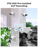 Hiseeu Wireless Pro WiFi Security Camera System, 16CH 4K NVR Kit