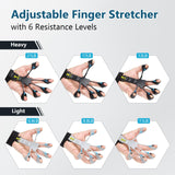 13 PCS Grip Strength Trainer Kit, Hand Gripper Strengthener, Forearm Strengthener, Finger Strengthener, Finger Exerciser, Stress Relief Ball, Forearm Workout Ring for Muscle Building and Injury Recover Navona