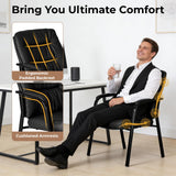 OLIXIS Office Waiting Room Guest Chair Set of 2, 500lbs, Faux Leather