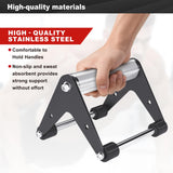 Mochantum Push Up Bar – Heavy-Duty Stainless Steel Pushup Stands with Non-Slip Base,660 lb Capacity, Portable Home Gym Equipment, Black