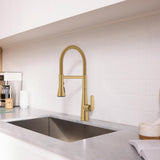 American Standard Aspirations Semi-Pro Kitchen Faucet 1.8 GPM, Brushed Gold