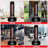 Freestanding Punching Bag for Adult Teens, 70" Heavy Punching Bag with Boxing Gloves and Electric Air Pump for Beginners Kickboxing Training MMA Muay Thai Fitness Office Home Gym SPOXING