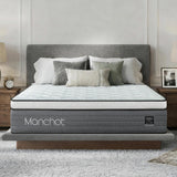 Manchot Signature King 14 Inch Firm Hybrid Mattress Reinforced Center Support, No Sink in the Middle, Breathable Comfort with Dupont Fiber, Back & Stomach Sleepers