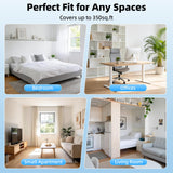 Antarctic Star 8,000 BTU Window Air Conditioner, Window AC Unit, Cools Rooms up to 350 Sq.Ft., 6 in 1 Modes Air Conditioner Window Unit with Remote Control, Easy to Install, Energy Saving, White